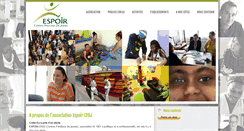 Desktop Screenshot of espoir-cfdj.fr